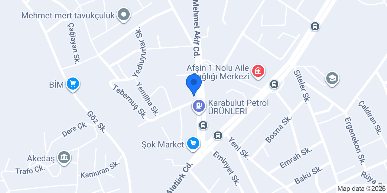 Afşin komegene Alparslan mah. konumu