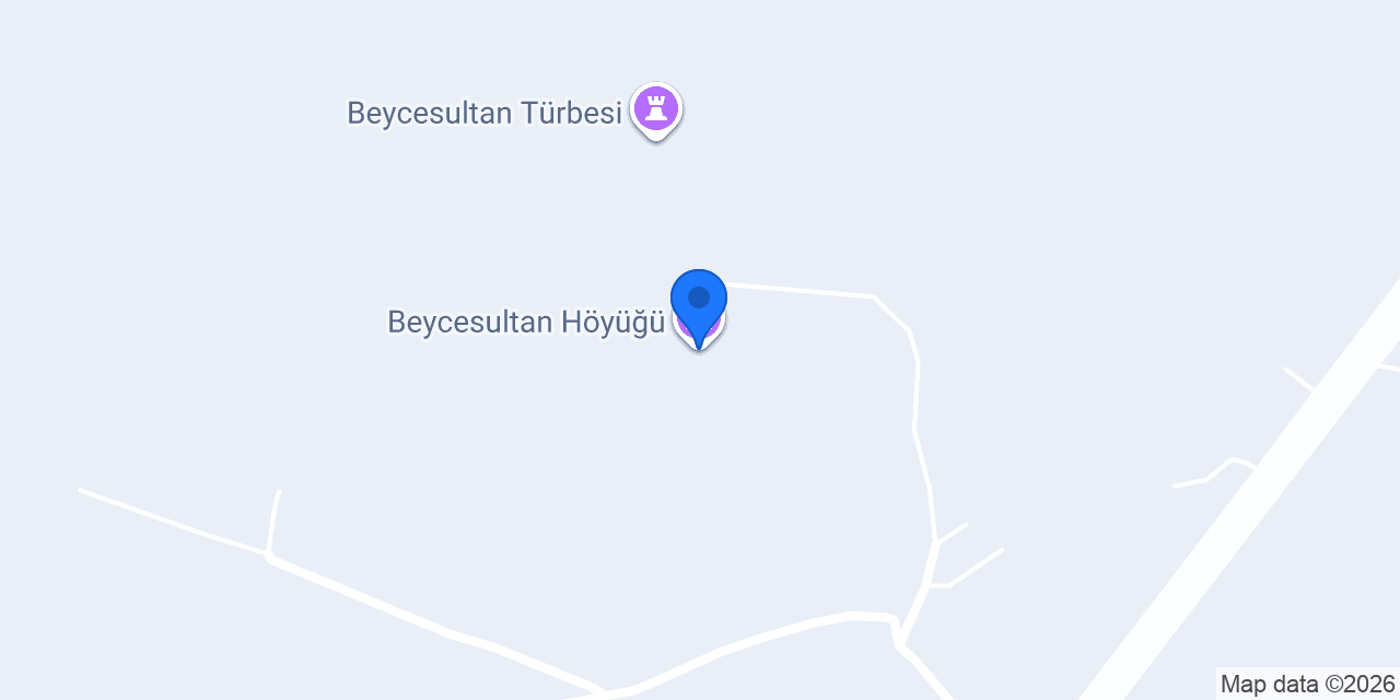 Beycesultan Höyüğü konumu