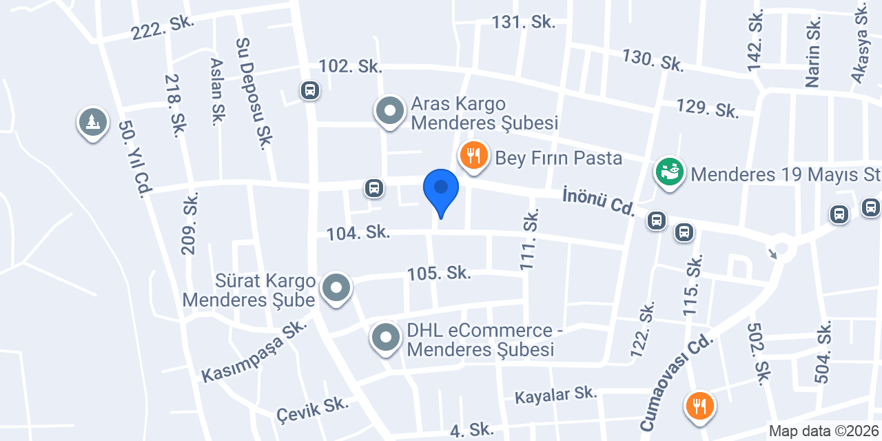 Gülizar Kafe Menderes konumu