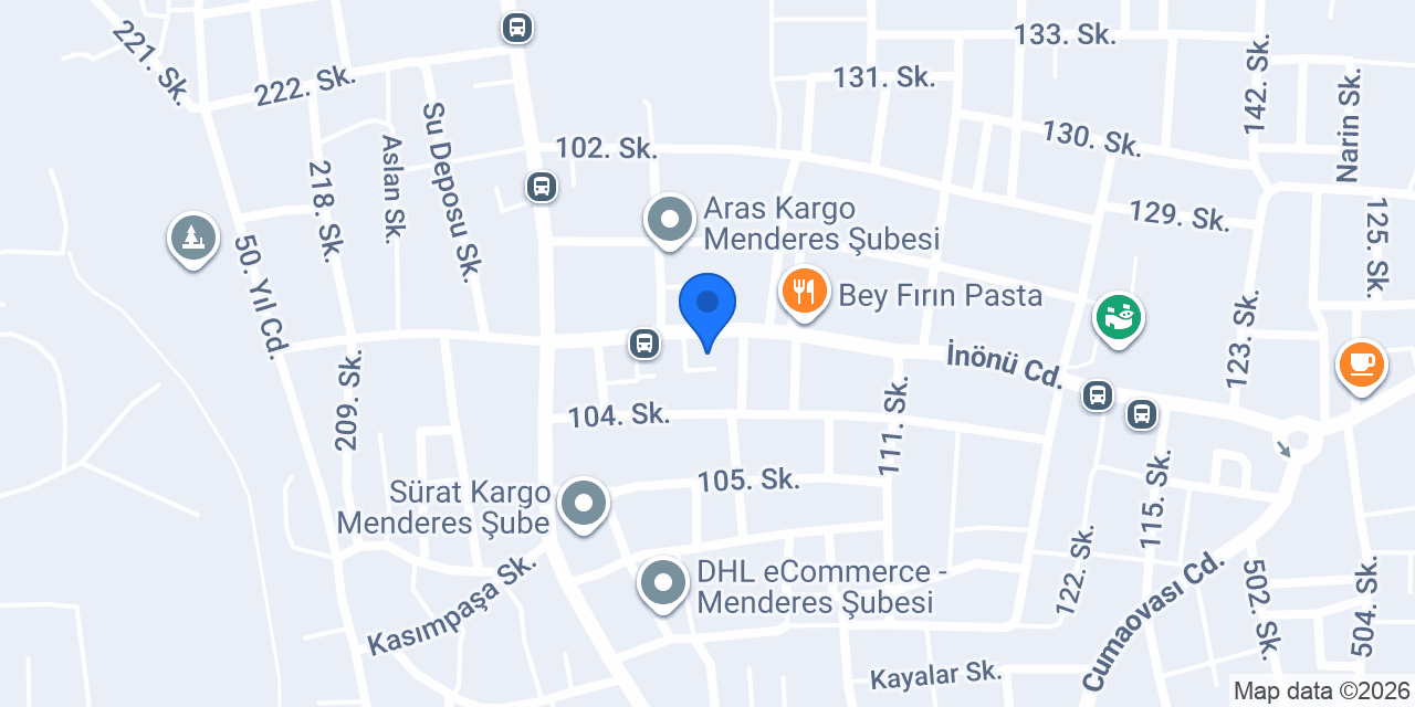 Menderes pilavcısı konumu