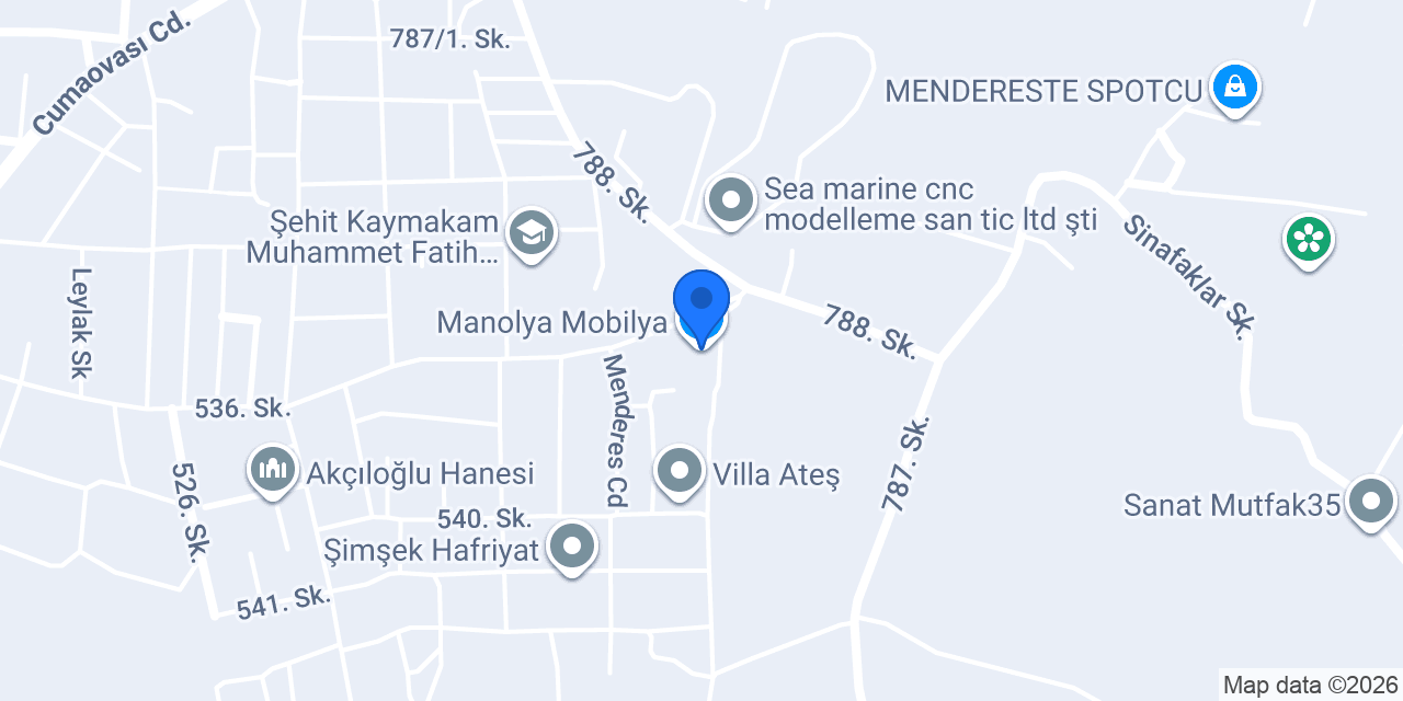 Manolya Mobilya konumu