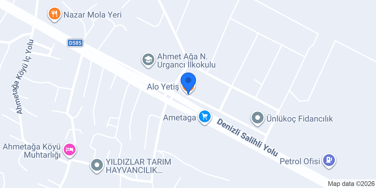 Alo Yetiş konumu