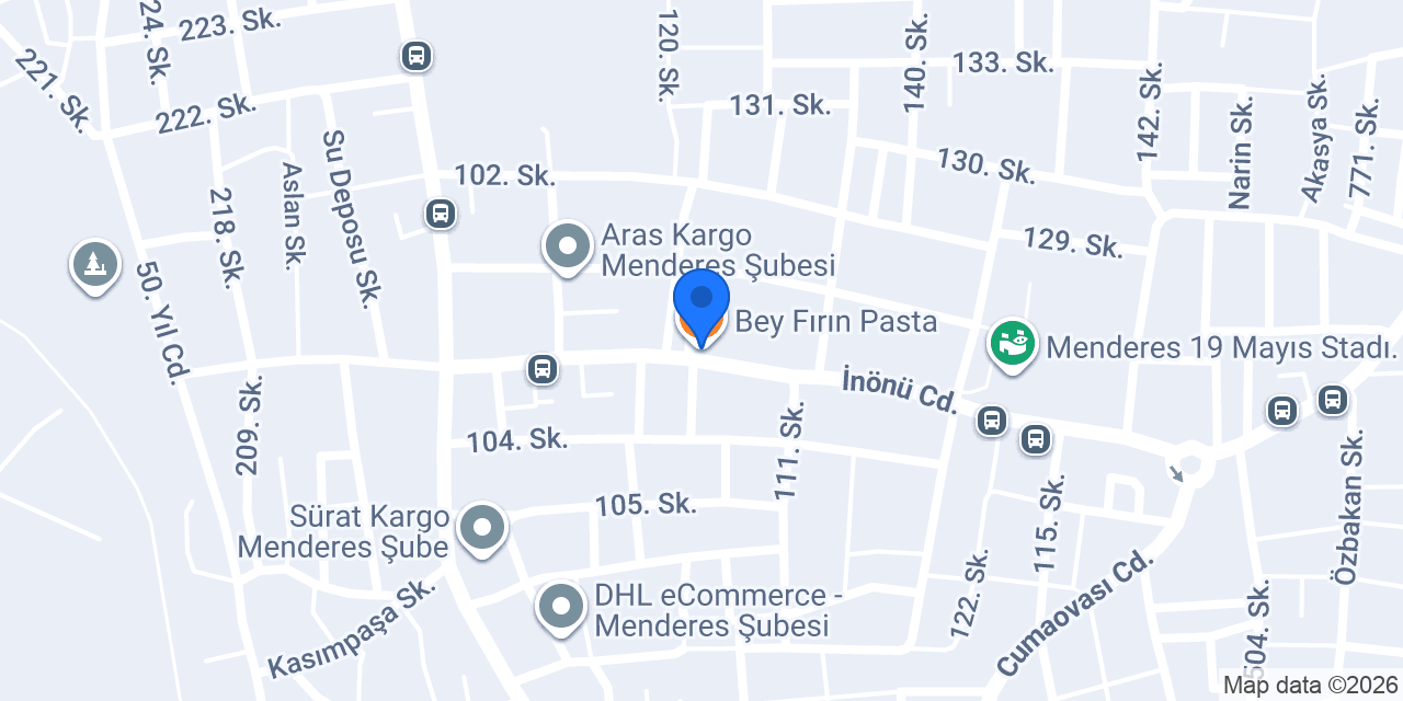 Bey Fırın Pasta konumu