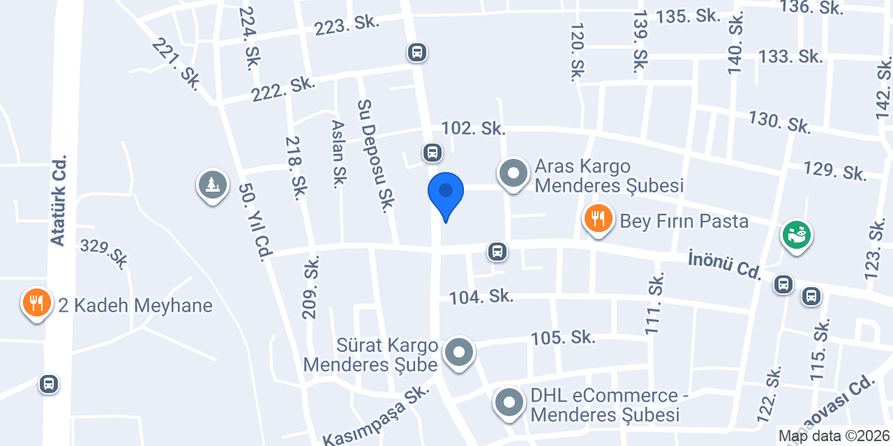 İnji Aksesuar konumu