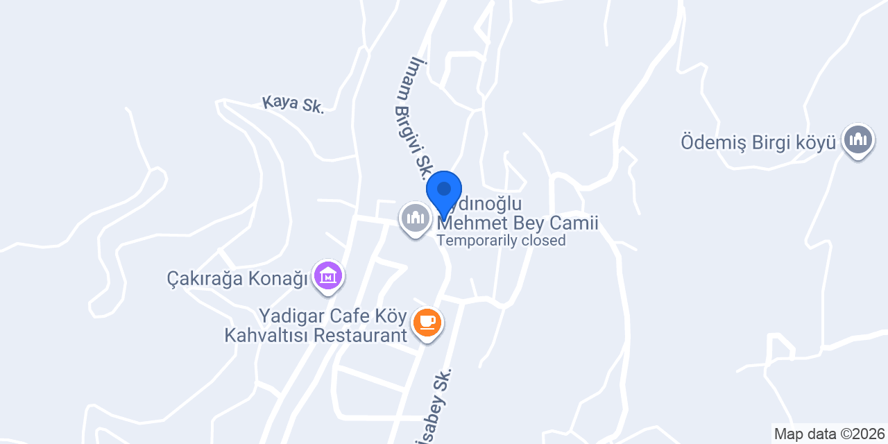 Birgi Köy Evi konumu