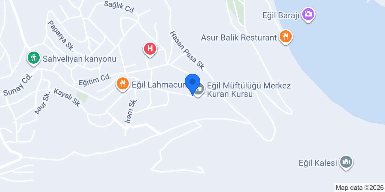 eğil ilçe devlet hastanesi konumu