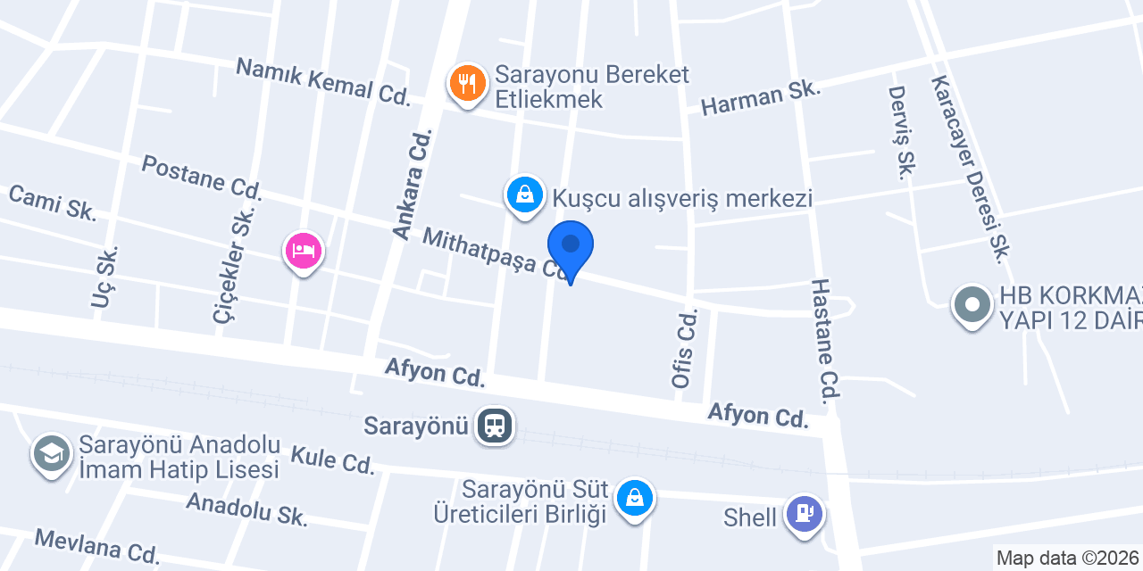 ŞAHİN MOTORS konumu