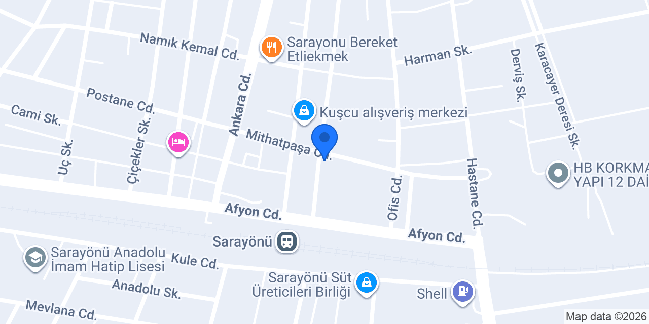 SARAY ELEKTRİK konumu
