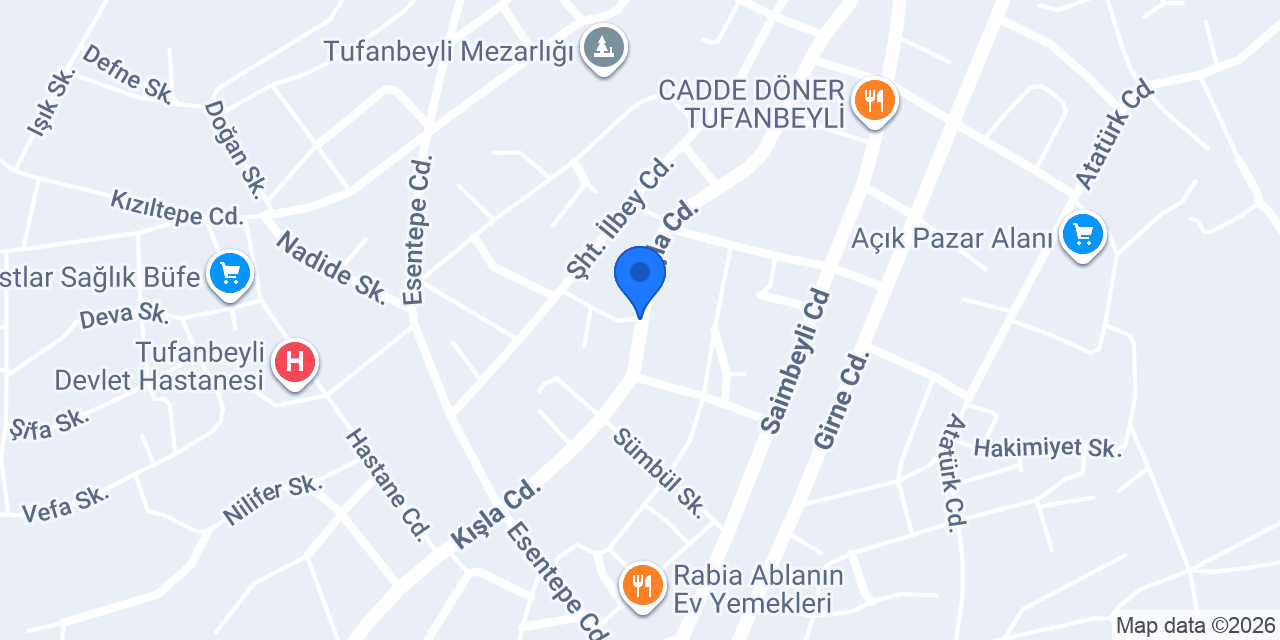 Yıldız Mobilya konumu