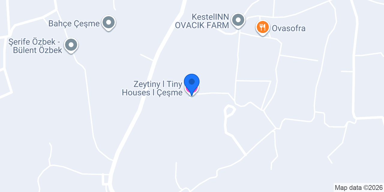 Zeytiny l Tiny Houses & Farm l Çeşme konumu