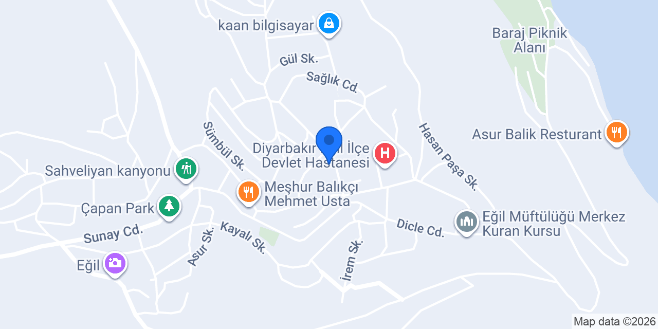 Eğil öğretmenevi konumu