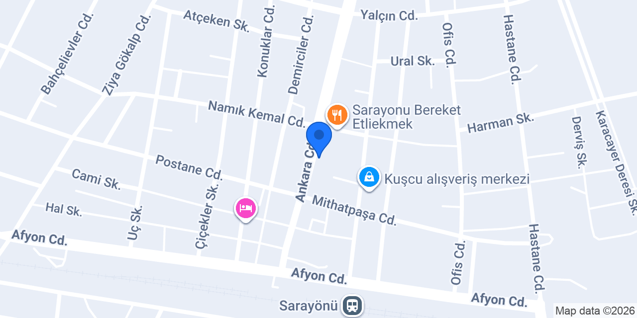 Sarayönü Veternier konumu