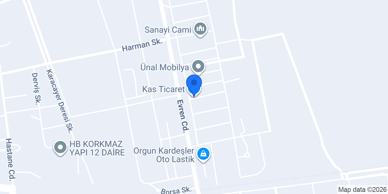 Kas Ticaret konumu