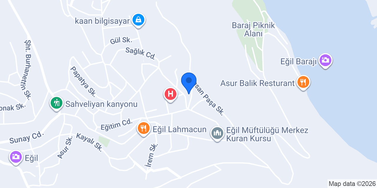 Akarsu Eczanesi konumu