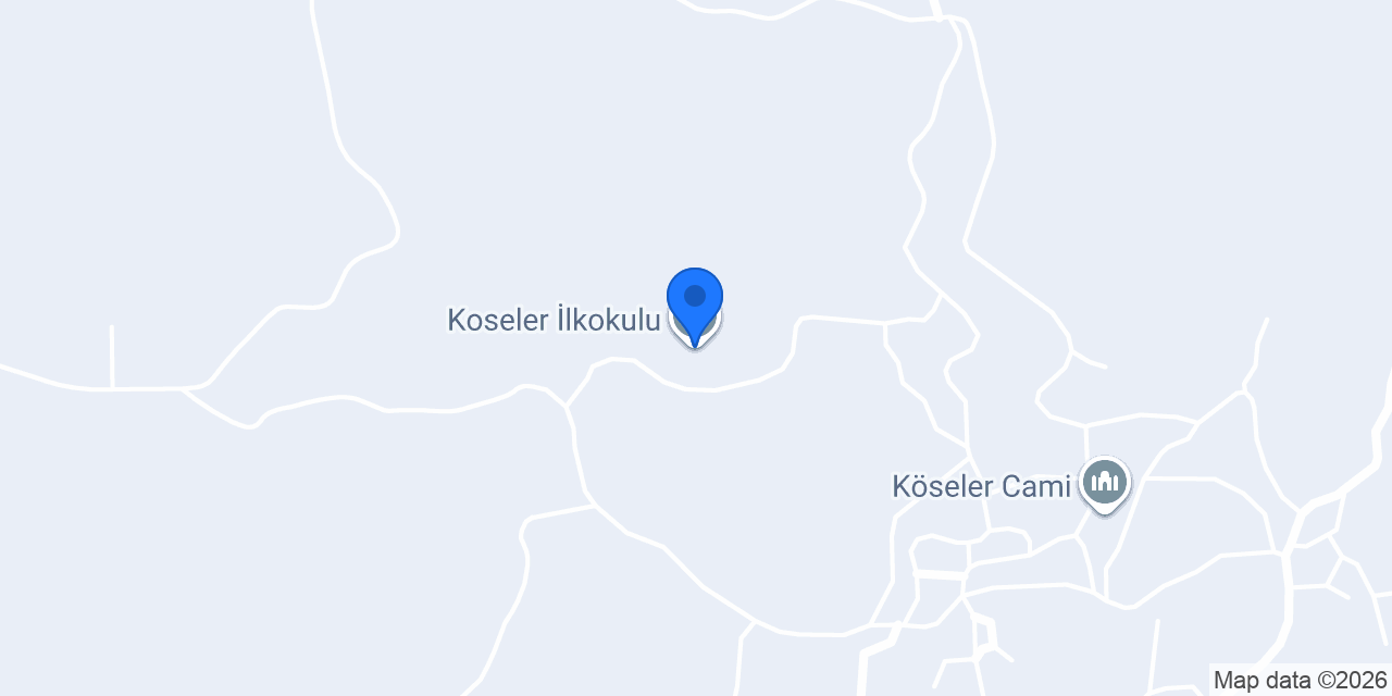 Koseler İlkokulu konumu