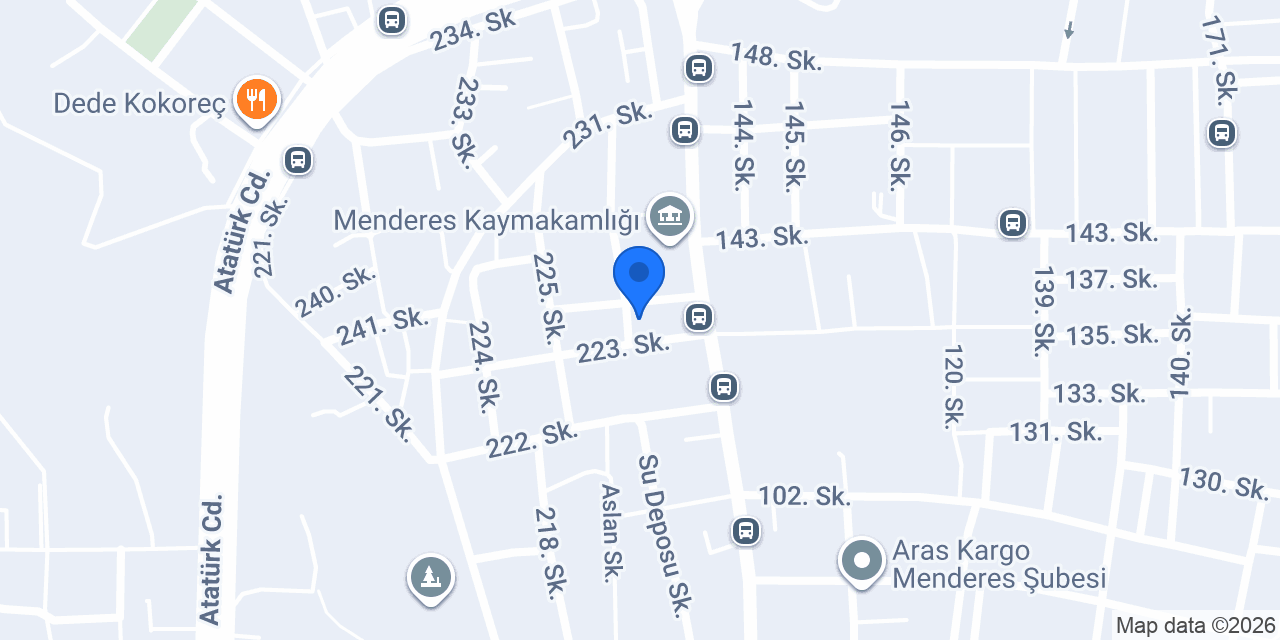 Kebapçı İbo Menderes konumu