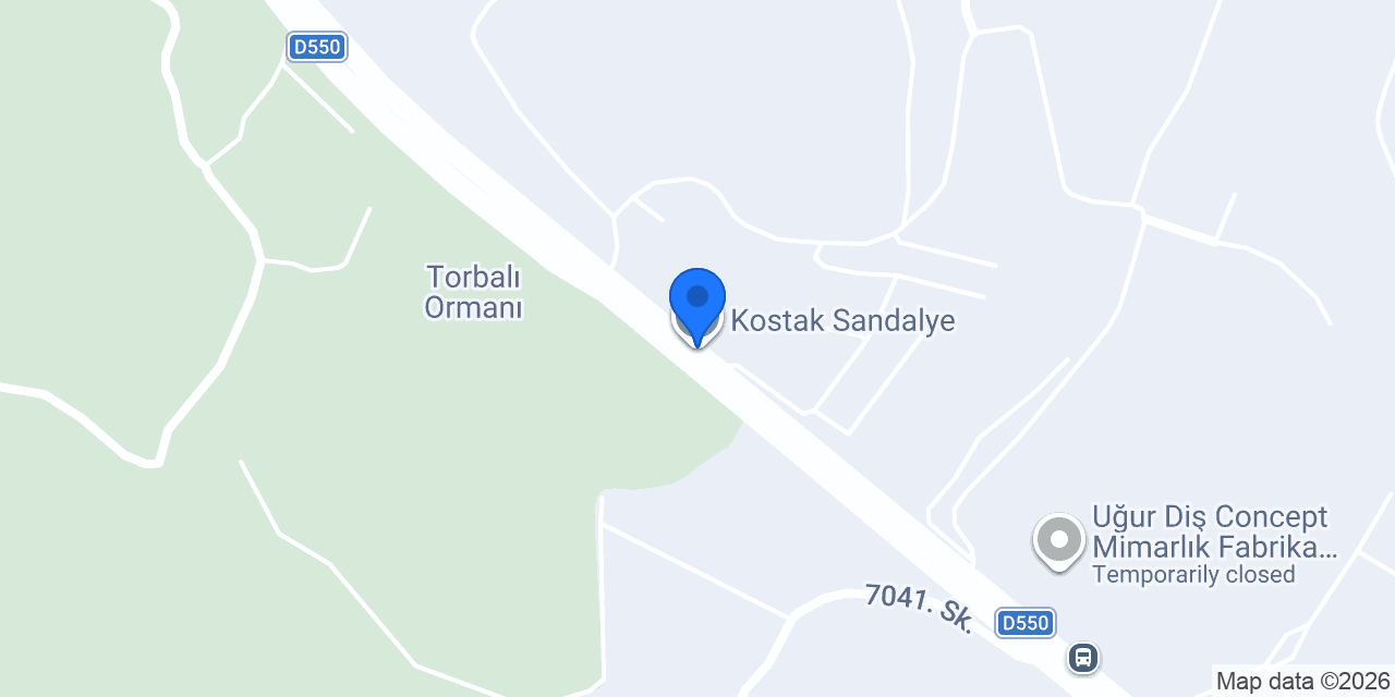 Kostak Sandalye konumu