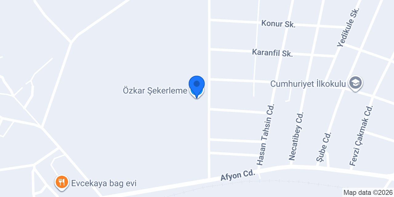 Özkar Şekerleme konumu