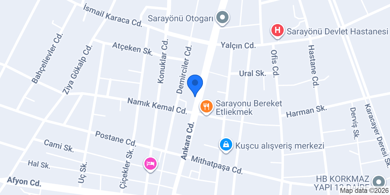 Turkuaz Lokantası konumu