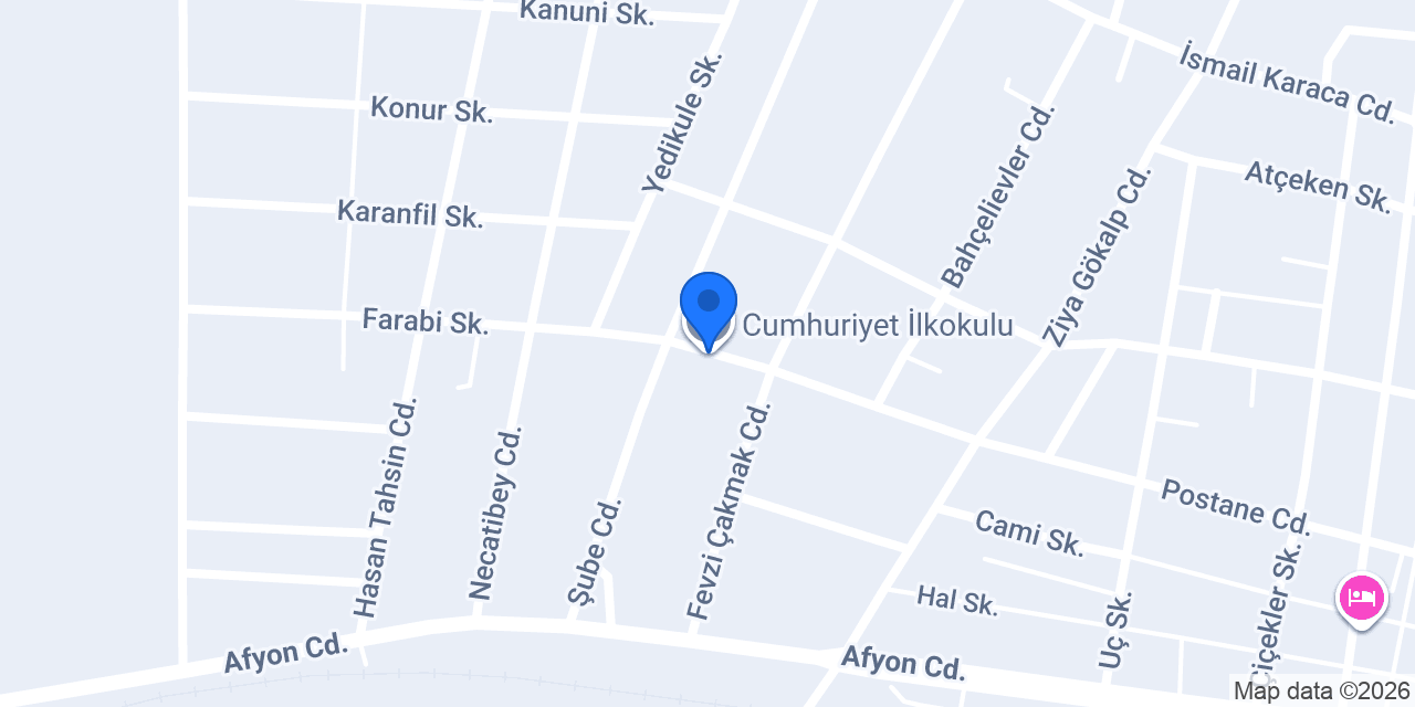 Cumhuriyet İlkokulu konumu