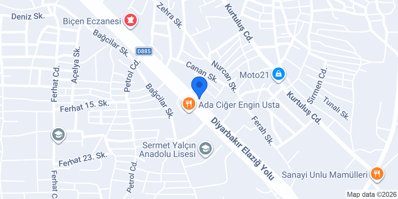 Yıldız Auto konumu