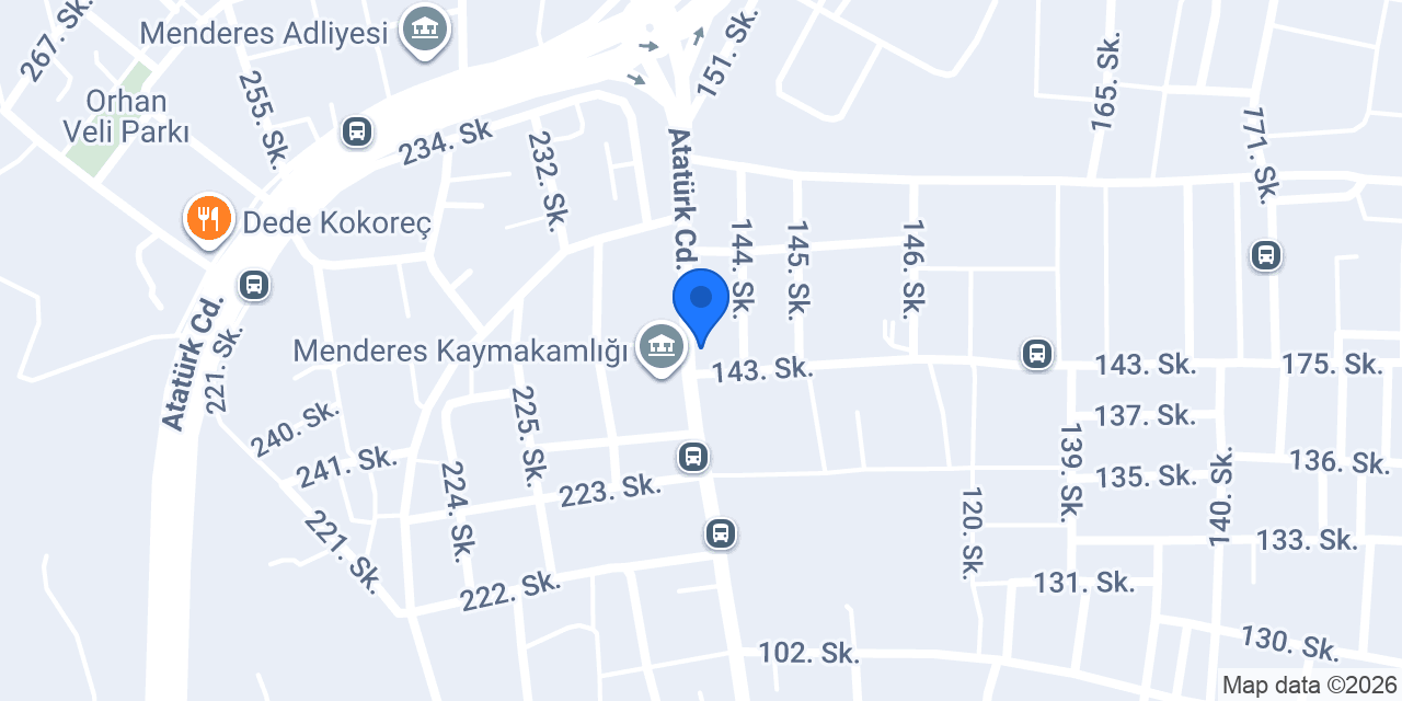 Ohannes Burger Menderes konumu