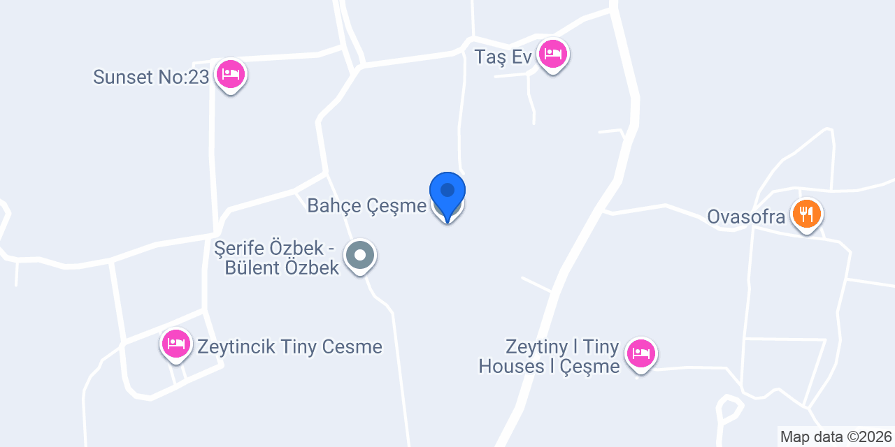 Bahçe Çeşme konumu