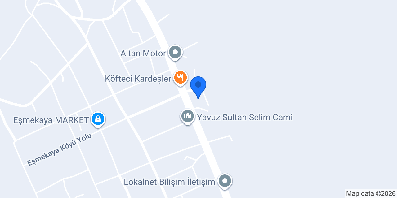 Eşmekaya Lisesi konumu