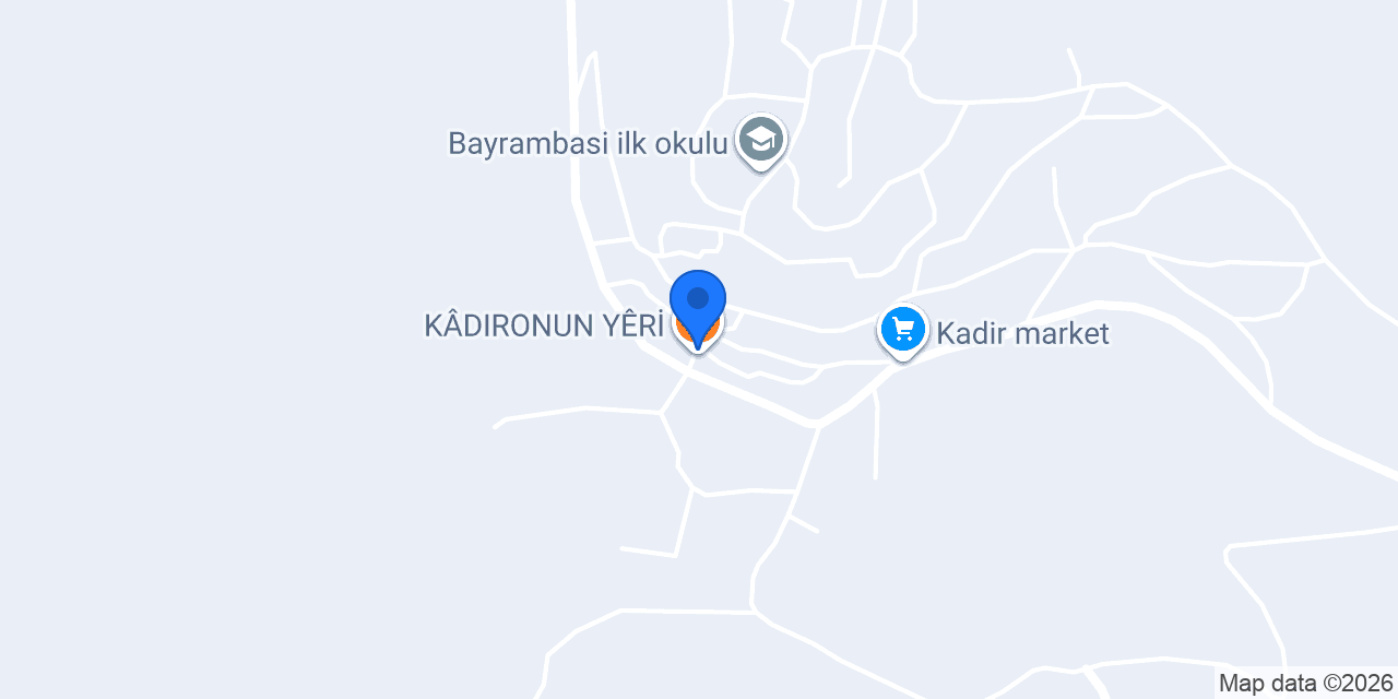Cemiloğlu market konumu