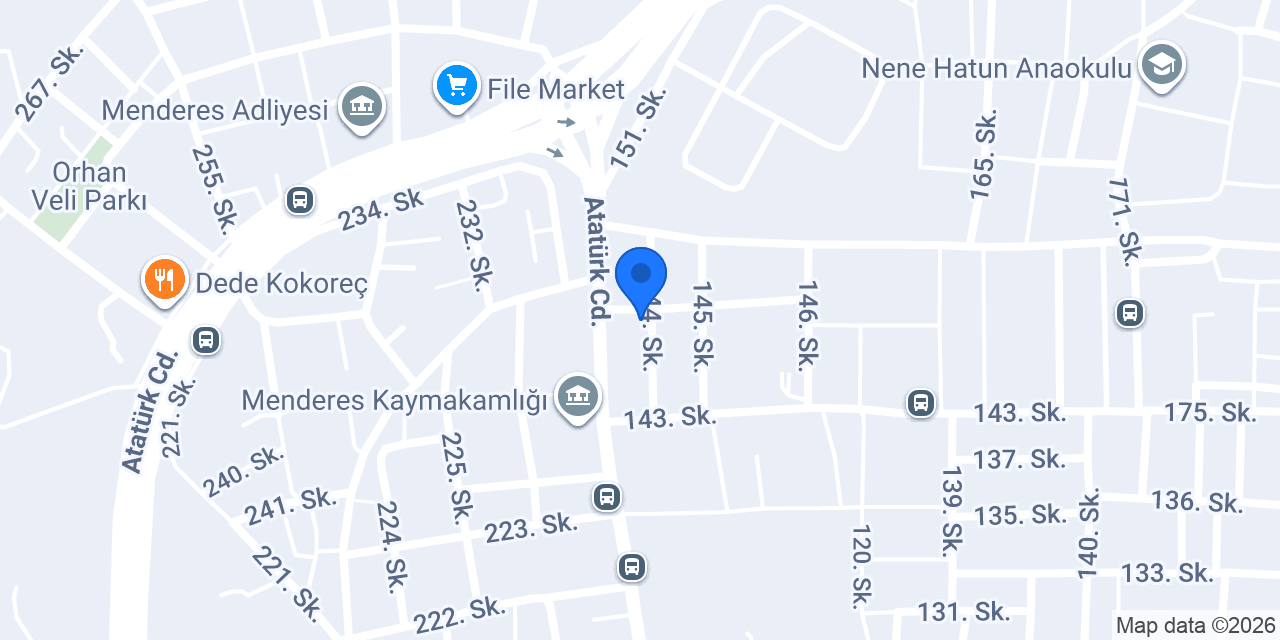 Menderes Bayan Kuaförü shanzelize konumu