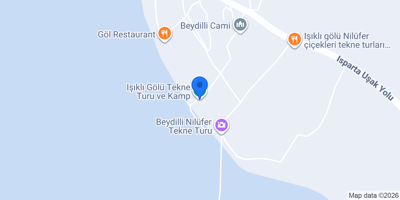 Işıklı Gölü Tekne Turu ve Kamp konumu