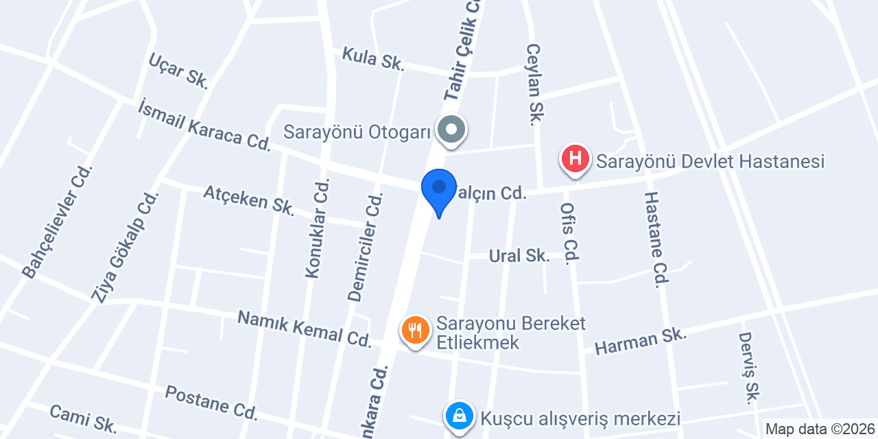 Murat Kalak Unlu Mamülleri konumu