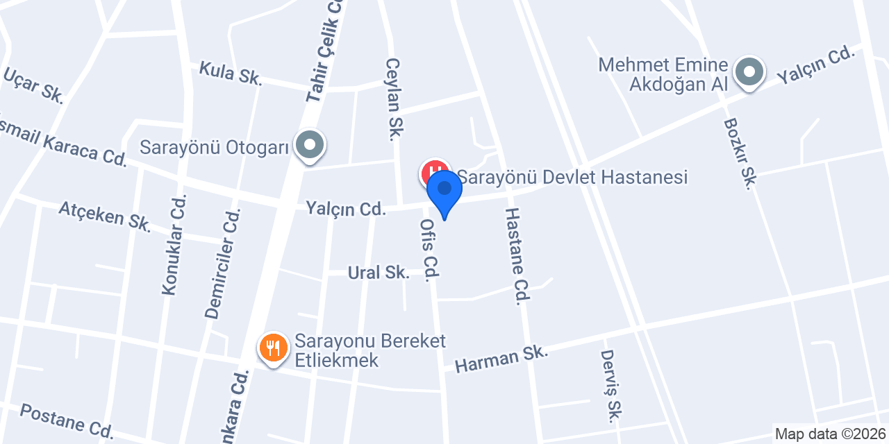 Baymak Yetkili Servis konumu