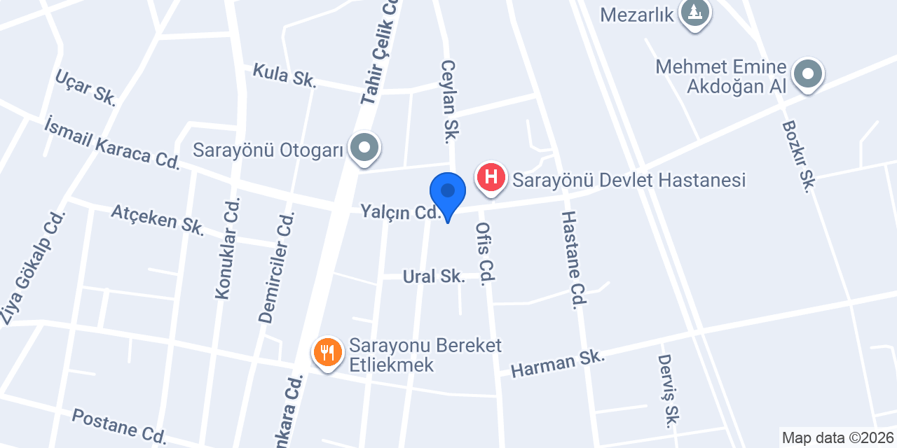 YÖNET ECZANESİ konumu