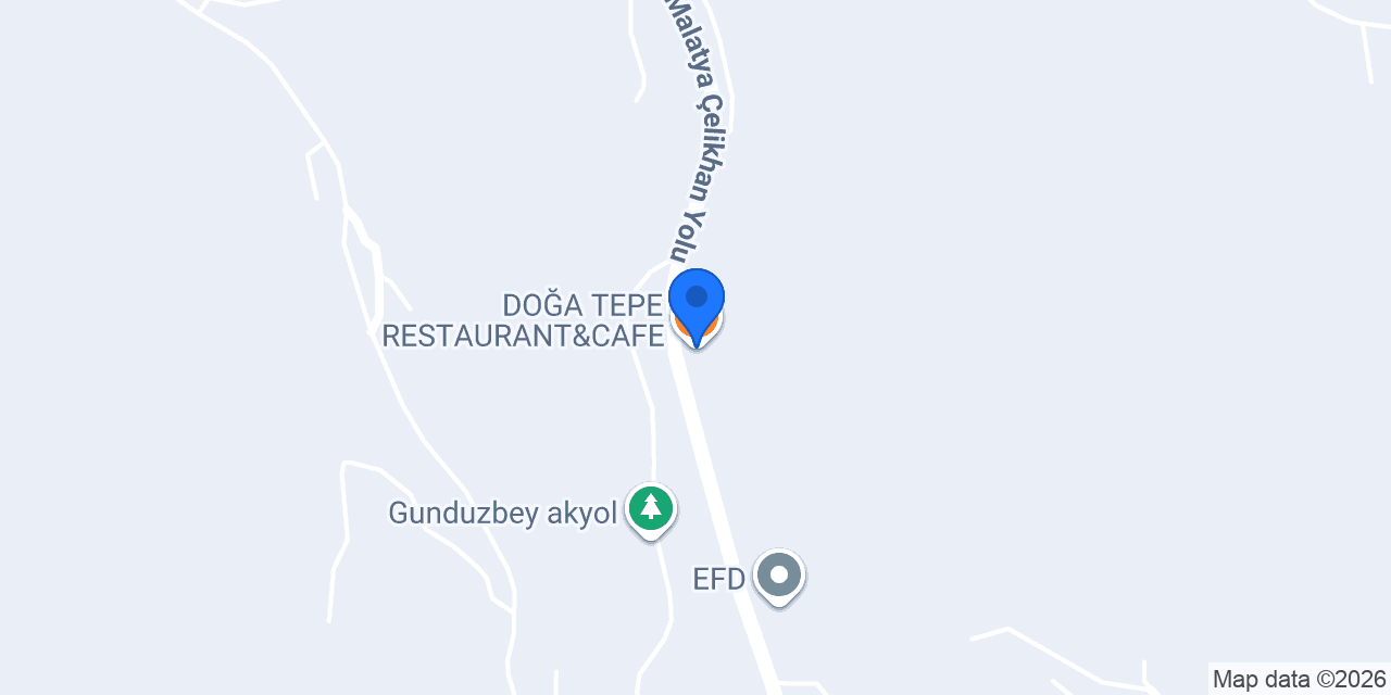 DOĞA TEPE RESTAURANT&CAFE konumu