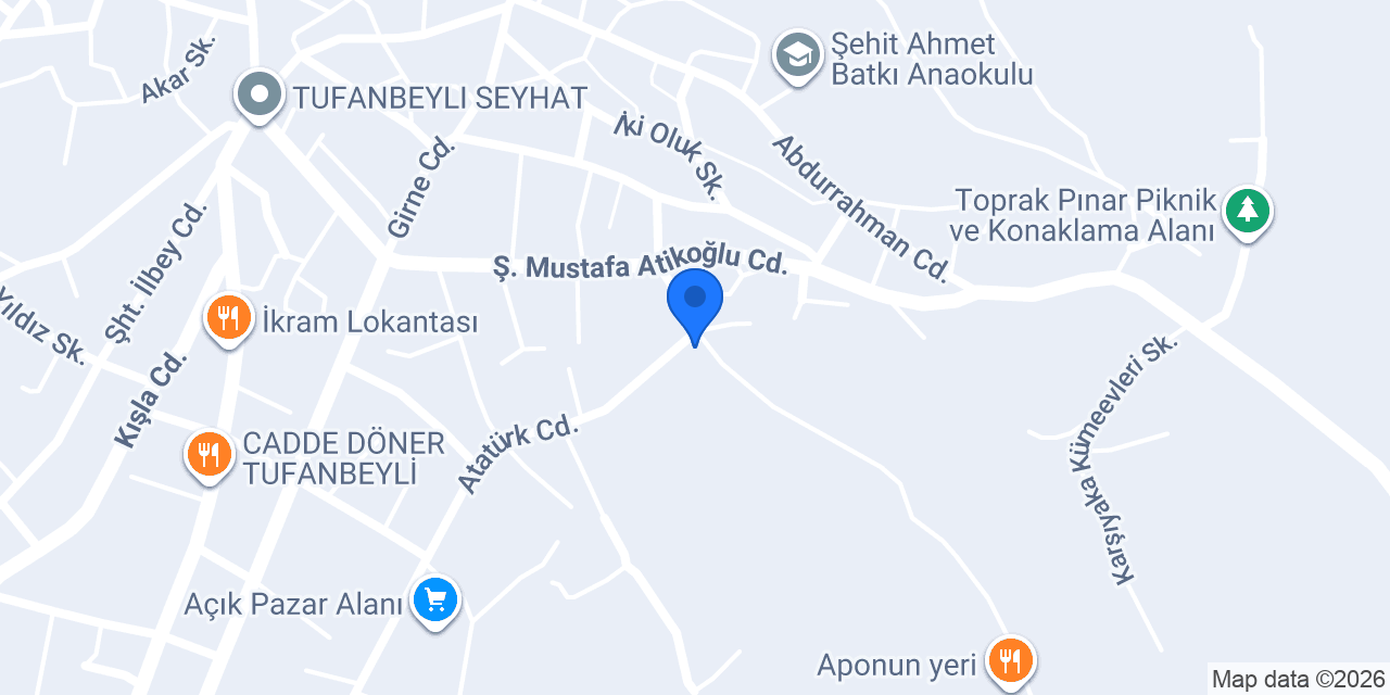 Çukurova Devlet Senfoni Orkestrası Müdürlüğü konumu