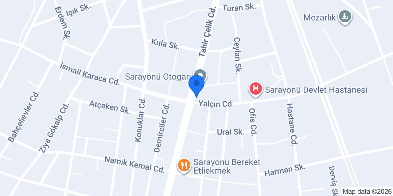 Aygaz Tüp Bayisi konumu