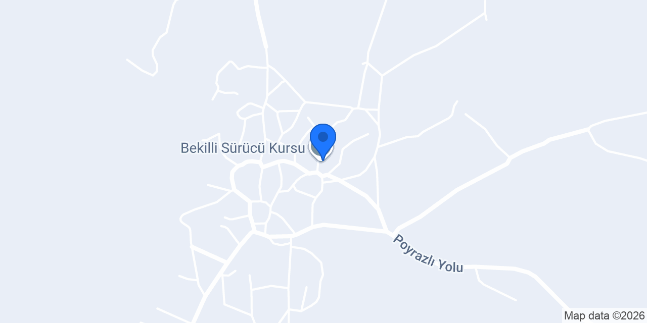 Bekilli Sürücü Kursu konumu