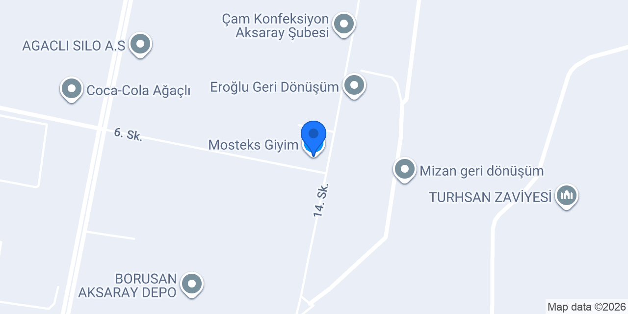 Mosteks Giyim konumu