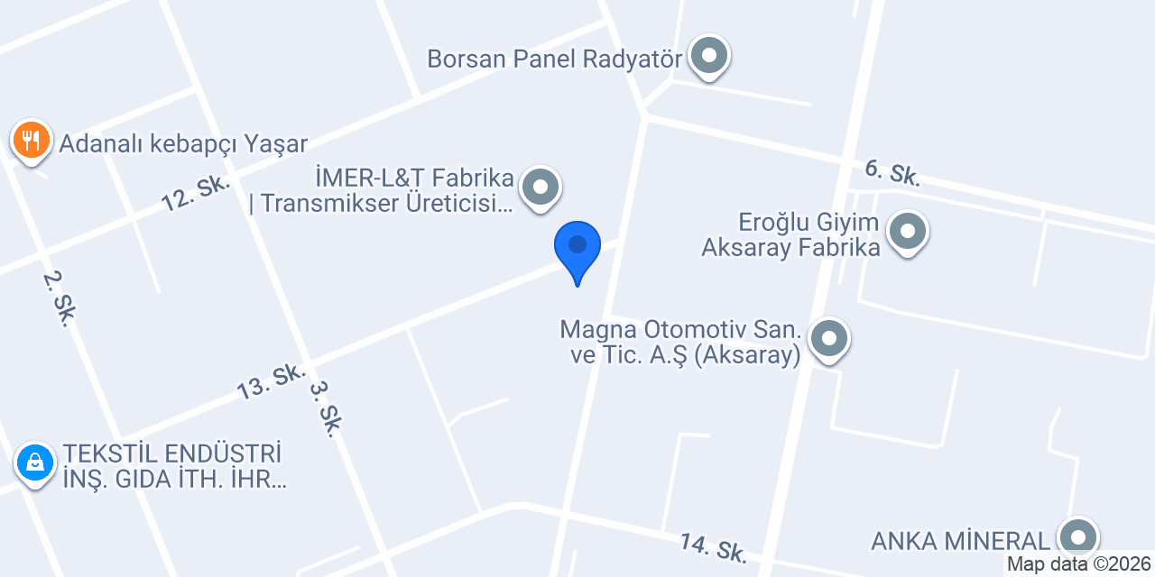 POLYTECHSAN PLASTİK A.Ş konumu