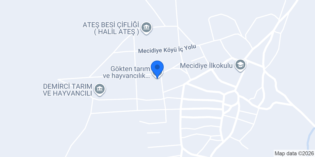 Gökten tarım ve hayvancılık (BUĞRA GÖKTEN) konumu