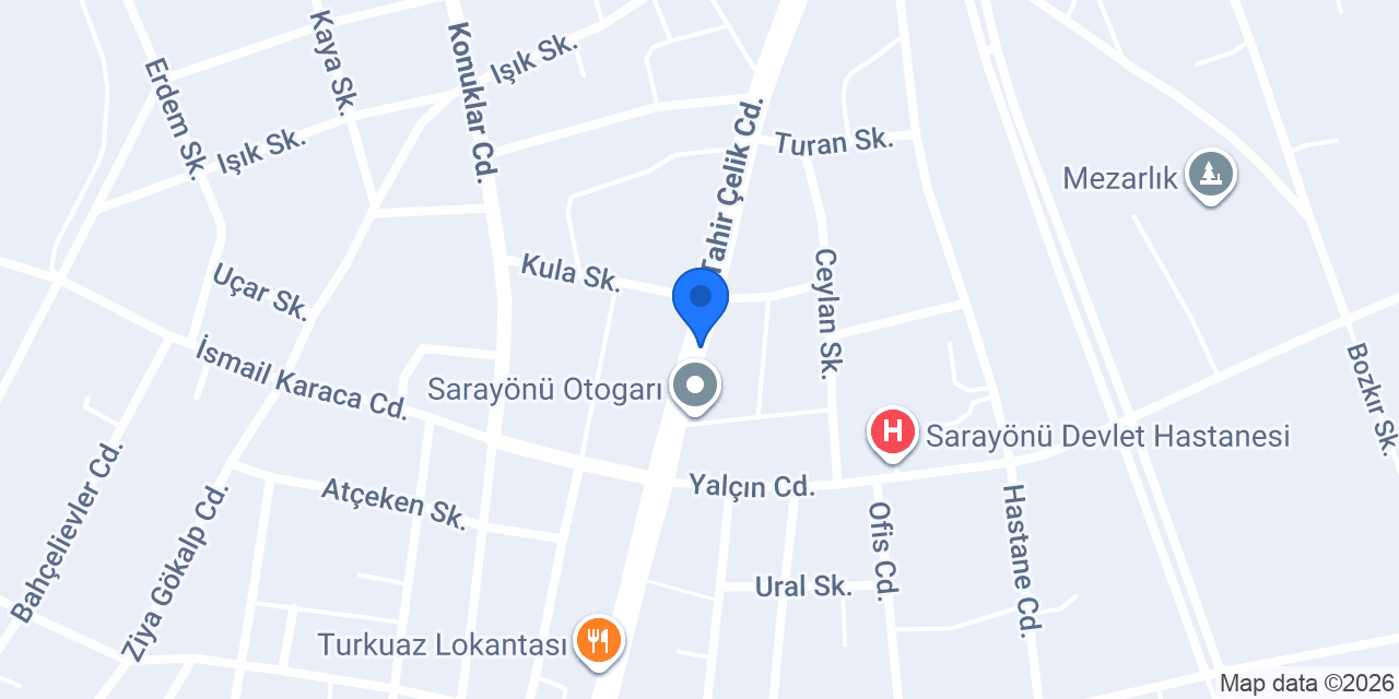 Diş hekimi Ali Özmen konumu