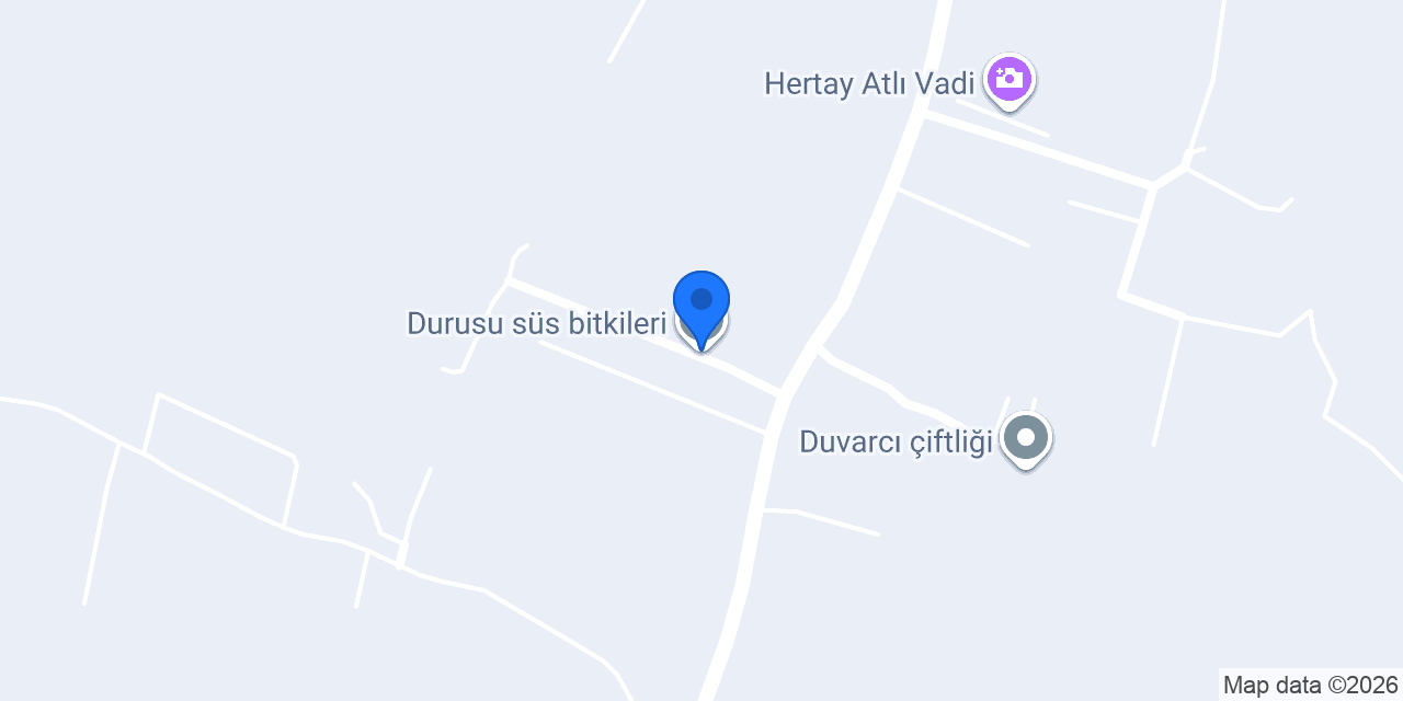 Durusu süs bitkileri konumu