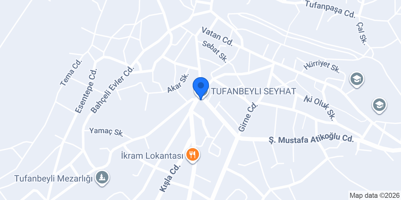 Kayseri Devran Turizm konumu