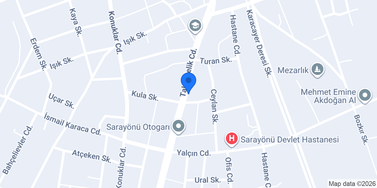 REAL EMLAK SARAYÖNÜ konumu