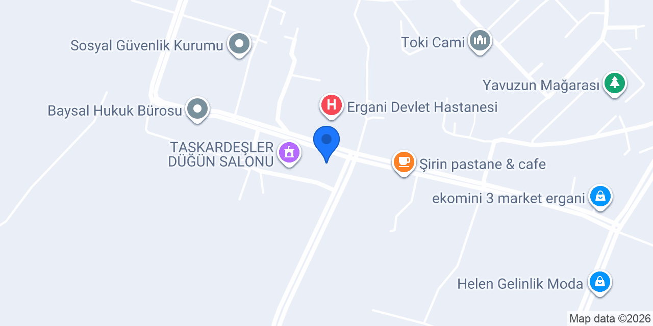Ergani Optik konumu