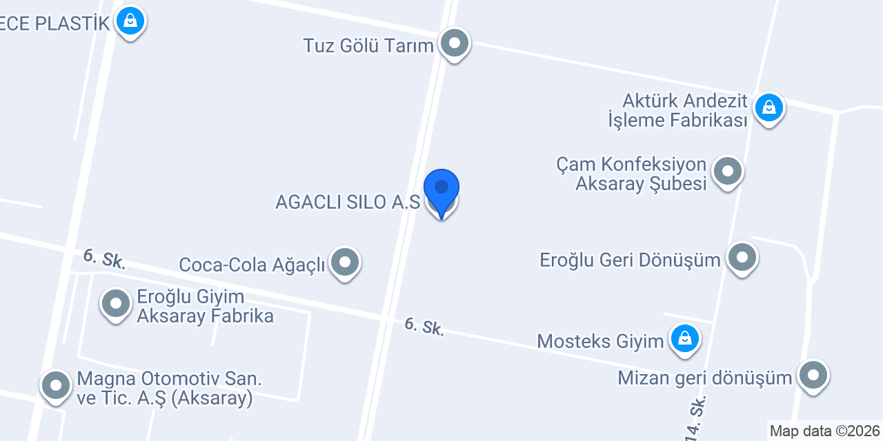 AGACLI SILO A.S. konumu