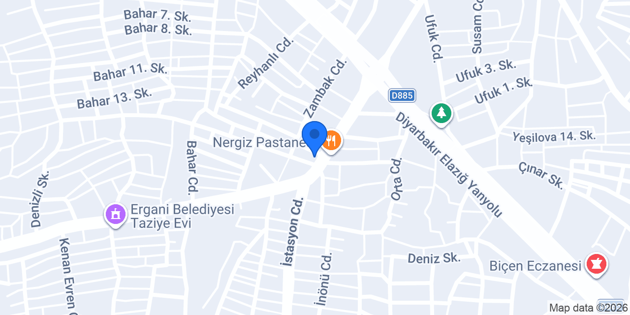 Üç Yol Eczanesi konumu