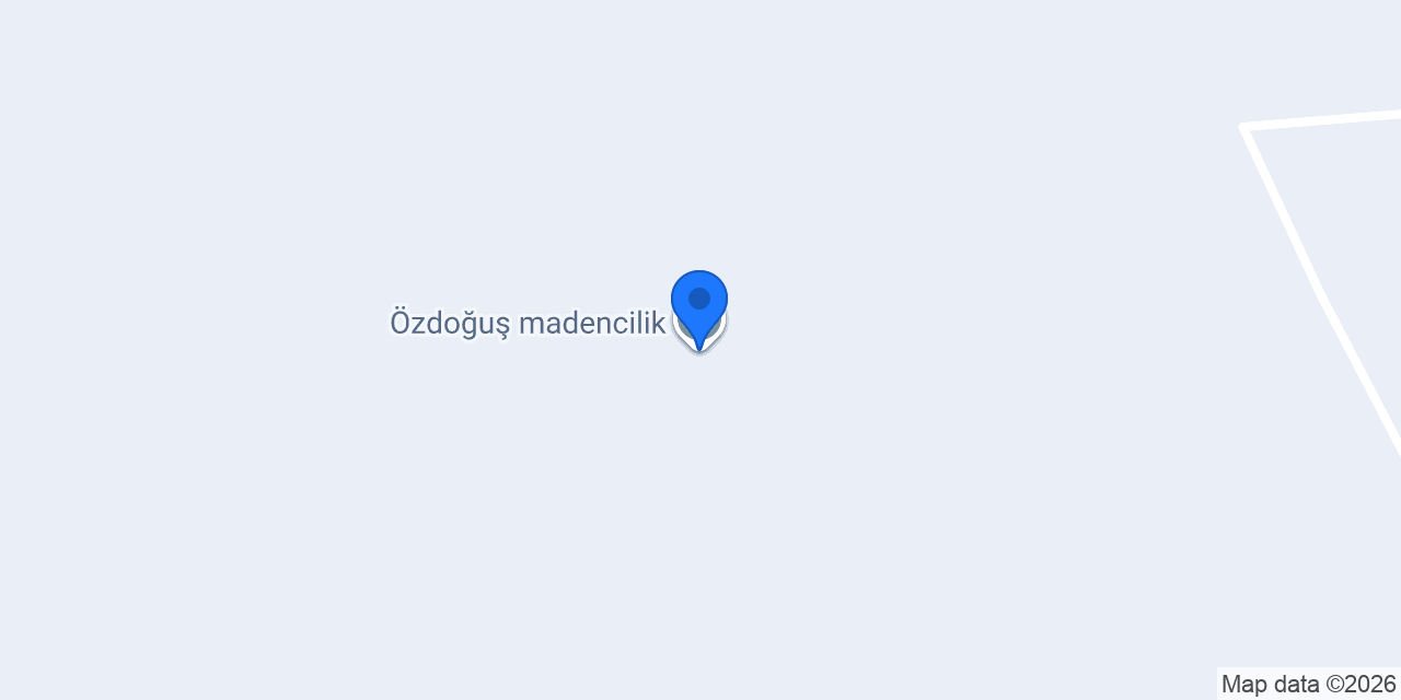 Özdoğuş madencilik konumu