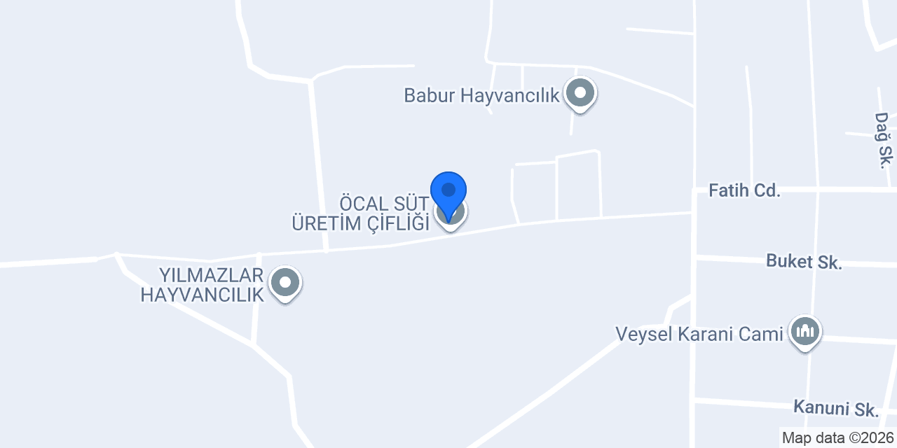 ÖCAL SÜT ÜRETİM ÇİFLİĞİ konumu
